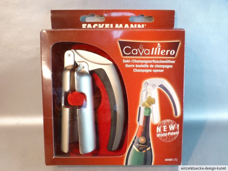 Set für den Sektliebhaber Sektflaschenöffner Fackelmann + WineCooler