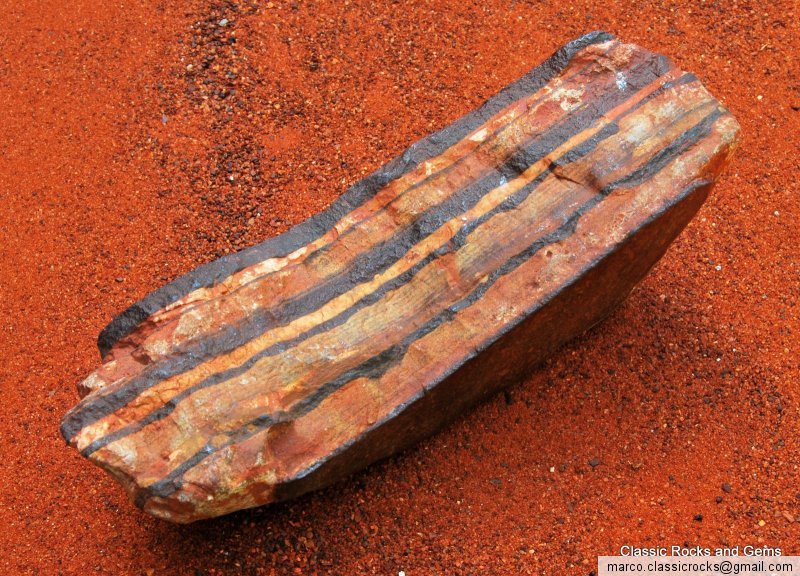 Banded Ironstone Formation South Africa Bändererz Transvaal Supergroup