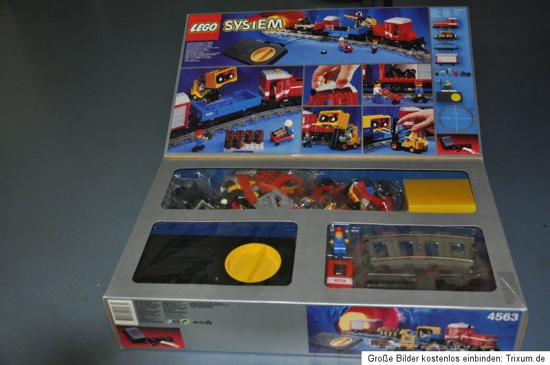 LEGO Train 4563 Load and Haul Railroad Güterzug Eisenbahn 9V von 1991