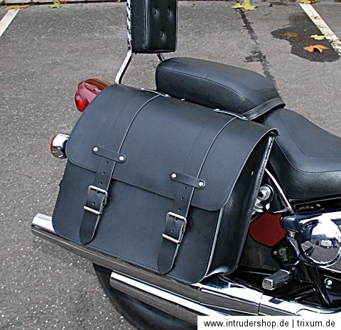 Saddle Bag " Bobber " Tasche Real Leather