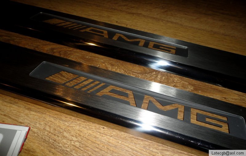 Illuminated door sills for mercedes benz clk w208 #6