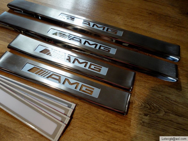 Mercedes benz illuminated door sill plates #5