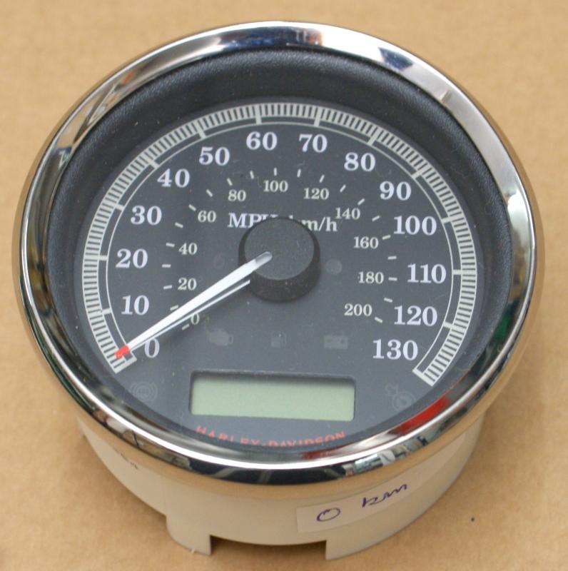 HARLEY ORIGINAL CANBUS SPEEDO SPEEDOMETER MPH KMH SOFTAIL BLACKLINE
