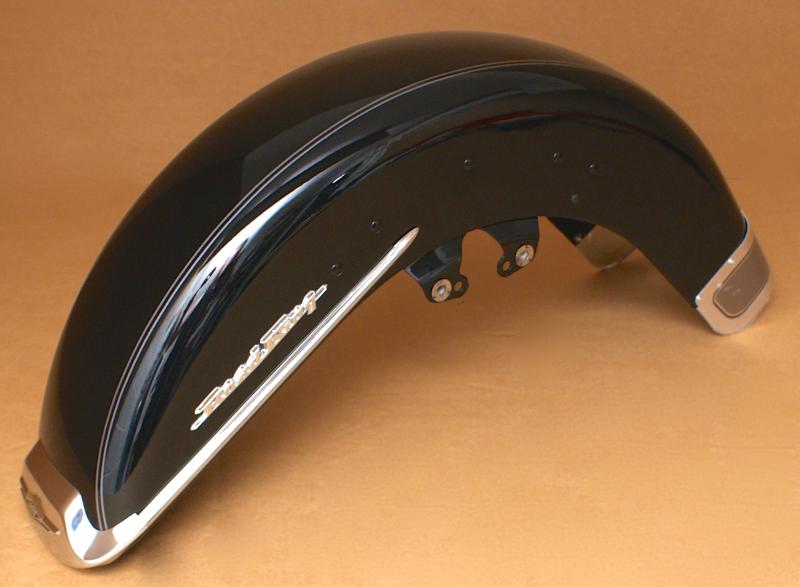 HARLEY ORIGINAL TOURING FRONT FENDER SCHUTZBLECH EMBLEME TIP TRIM ROAD