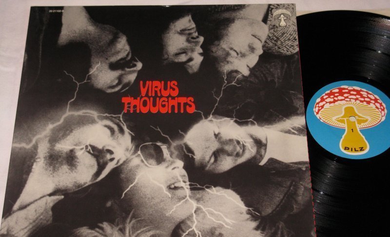 VIRUS thoughts LP Pilz Rec. GER 1971 FOC Rare KRAUTROCK 