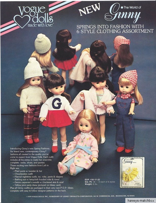 the world of ginny vogue dolls