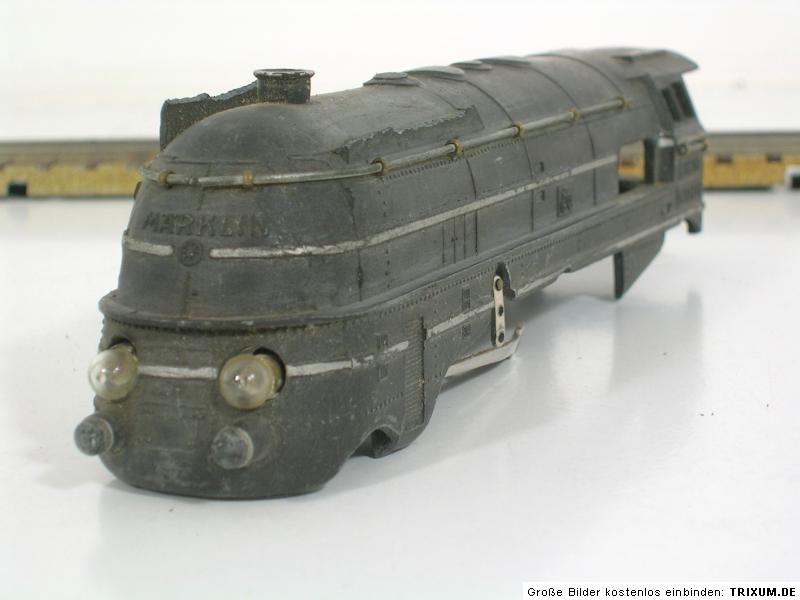 Märklin H0/00 Gehäuse Dampflok SK 800,4 Dome,1946,brüniert