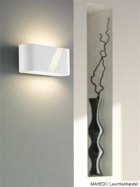 Design Wandleuchte Wandlampe KATIE Metall schwarz indirektes Licht E27 Sparlampe