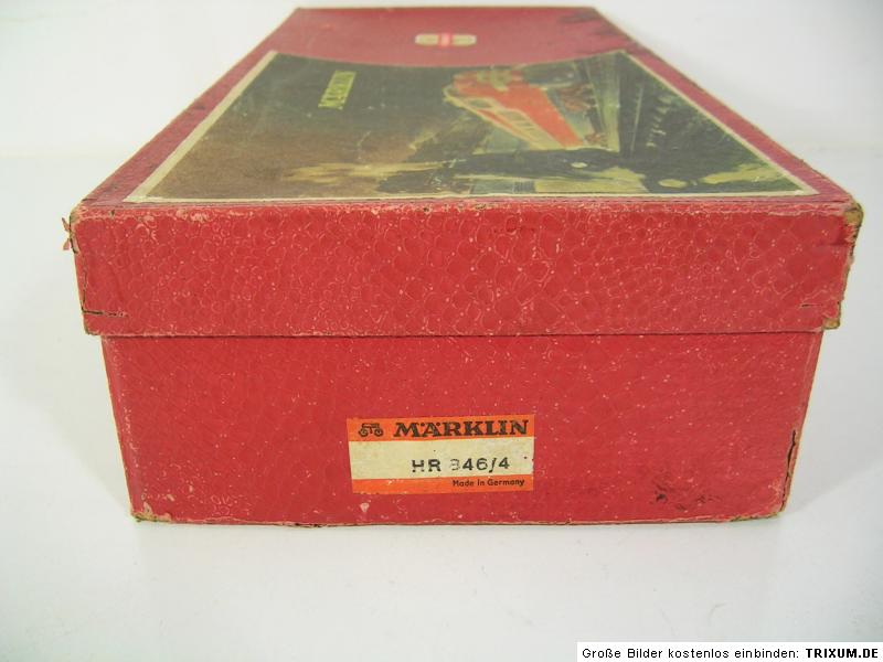 Märklin H0/00 seltene große Zugpackung HR 846/4,1953sehr gut