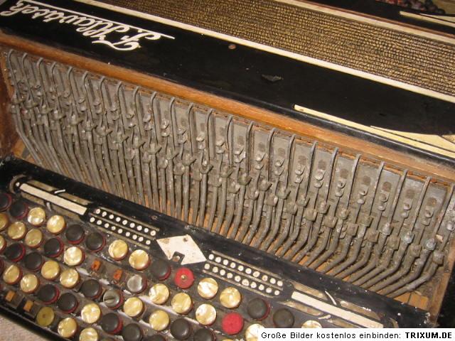 HLAVACEK Chromatic button Accordian accordion needs repair