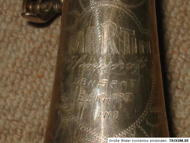 old trumpet from 1929 Martin Handcraft Dansant  