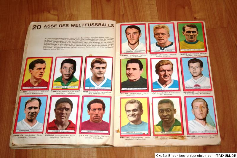 FUSSBALL 1964/65 Bildersammlung SICKER Verl. KOMPLETT 