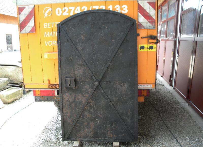 1840 Tür 193cm BLECHTÜR EISENTÜR Schmiedeeisen Metalltür mehr