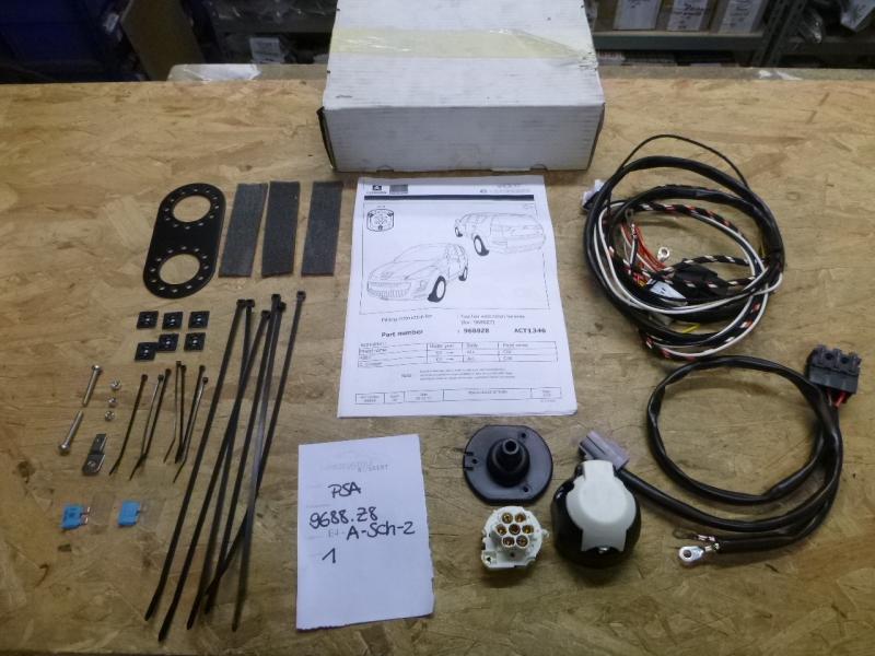 Elektrosatz Set kpl EBA NEU inkl Anhängerkupplung abnehmbar FORD C-Max