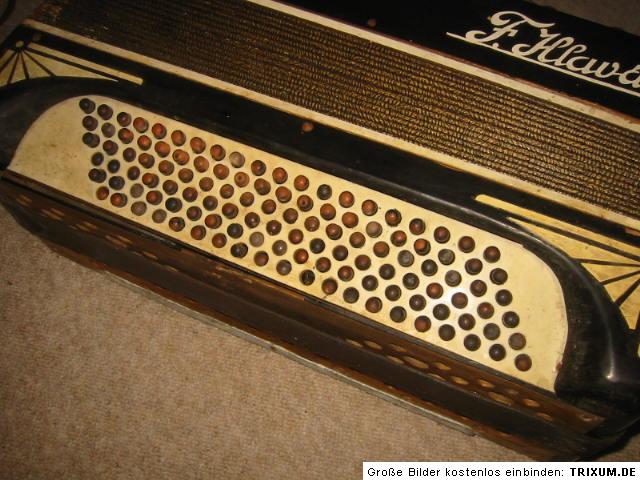   HLAVACEK Chromatic button Accordian accordion needs repair akkordeon