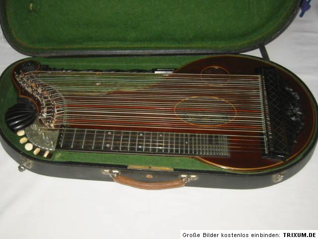 Traumhafte Meisterzither Klavierboden Zither Xaver Kerschensteiner