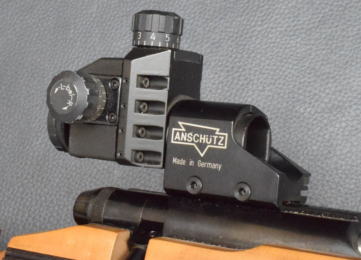 Anschütz 1907 mit U4 Nußbaum Naturschaft und Hakenkappe, sehr gut - eGun