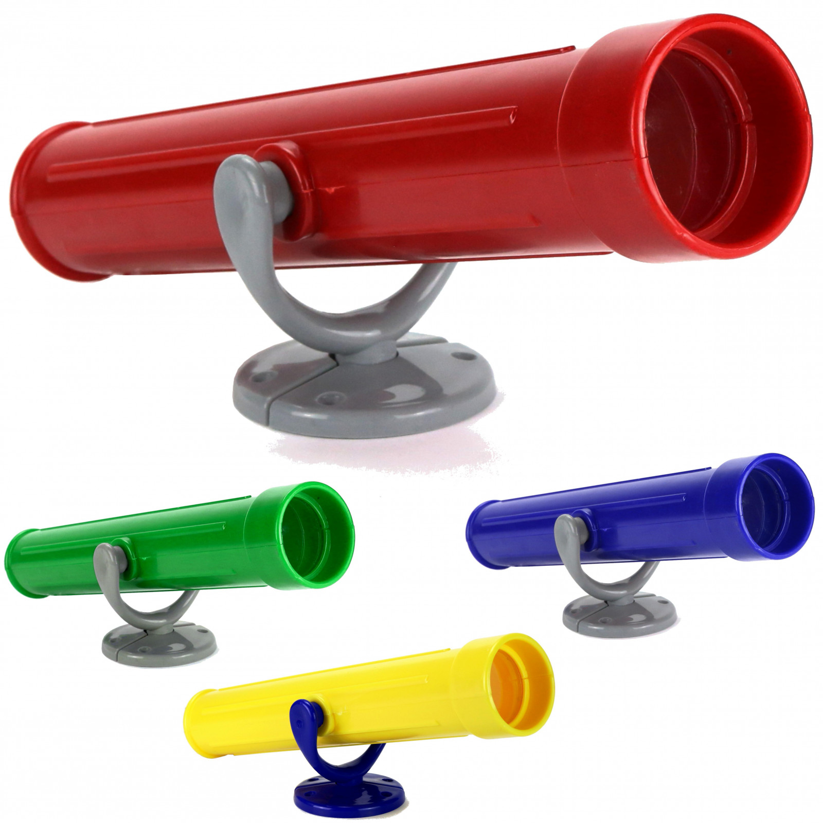 Fernglas Fernrohr Spielzeug rot für Stelzenhaus Baumhaus Spielturm Kletterturm 