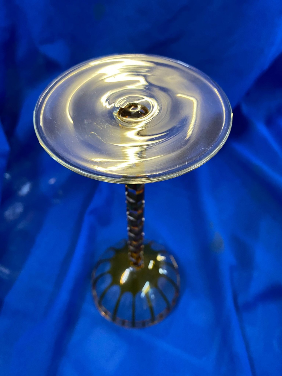 Otto Prutscher Rare Floor Wiener Werkstätte wine Glasses ca
