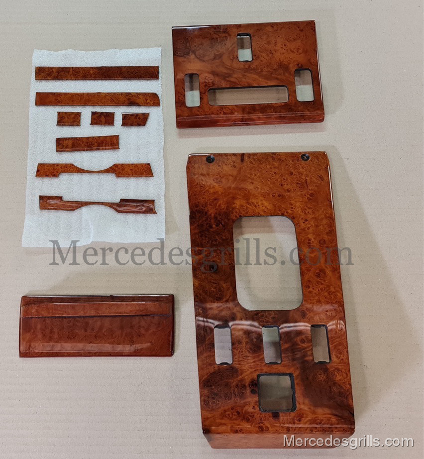 MERCEDES W107 R107 Chestnut Wood Interior Set Genuine OEM Quality